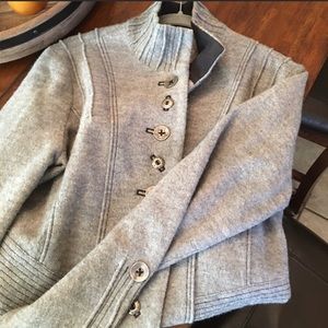 Icelandic Designs Grey Wool Lined Jacket